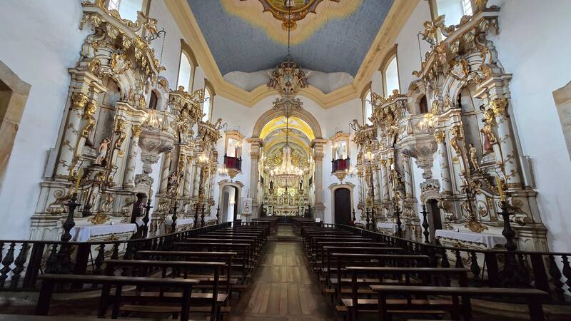 Imagem Igreja Nossa Senhora Carmo Teto Interior 6