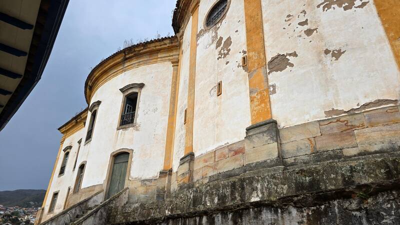 Fachada da Igreja Nossa Senhora do Rosário, Ouro Preto (MG)