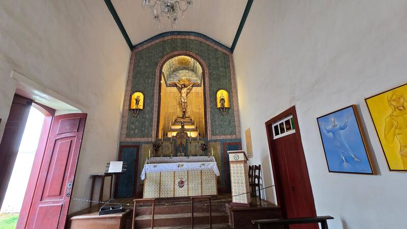 Altares e Interior da Capela do Senhor Bom Jesus da Pobreza, Tiradentes (MG)